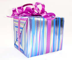 A beautifully wrapped gift