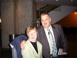 Glenda with Michael Losier
