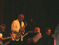 Dal Richards performing at Canada Day