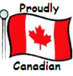 Proudly waving my Canadian flag